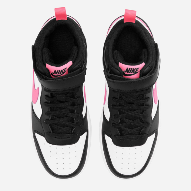 Sneakersy młodzieżowe dziewczęce wysokie Nike Court Borough Mid 2 (Gs) CD7782-005 39 (6.5US) Czarne (194953181241) - obraz 5