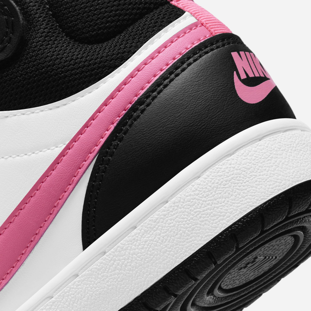 Sneakersy młodzieżowe dziewczęce wysokie Nike Court Borough Mid 2 (Gs) CD7782-005 39 (6.5US) Czarne (194953181241) - obraz 7