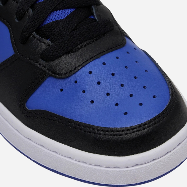 Підліткові високі кеди для хлопчика Nike Court Borough Mid 2 (GS) CD7782-404 38.5 (6Y US) Сині з чорним (197594236608) - зображення 5