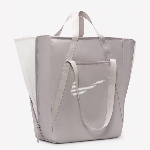 Спортивна сумка шопер жіноча тканинна велика Nike Nk Gym Tote DR7217-009 Сіра (198481077120) - зображення 3