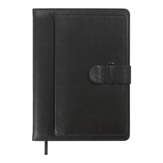 Фото - Ежедневник Buromax Щоденник датований  , А5, 336 аркушів, EPOS, штучна шкіра, Чорний,   2026(BM.2149-01)