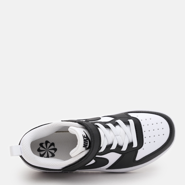 Sneakersy młodzieżowe chłopięce na rzepy Nike Court Borough Low Recraft (Ps) DV5457-131 35 (3US) Białe (197863599274) - obraz 5