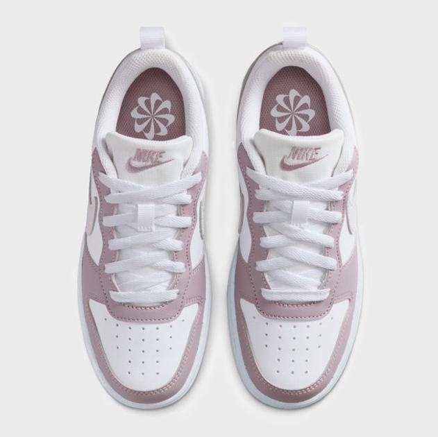 Sneakersy dziecięce dla dziewczynki na rzepy Nike Court Borough Low Recraft (Ps) DV5457-134 35 (3US) Białe (198484294593) - obraz 4