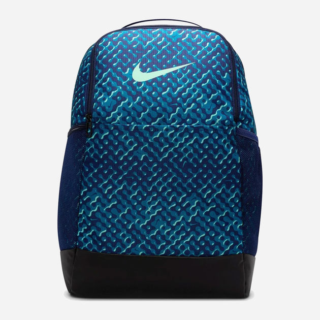 Рюкзак спортивний тканинний 24 л Nike Nk Brsla M Bkpk - 9.5 Aop Fa25 HV6596-492 Синій (198480964049) - зображення 1