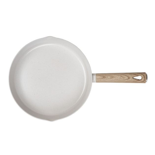Patelnia Homla Loreburn z powłoką ceramiczną Biała 28 cm (5904183887555) - obraz 2