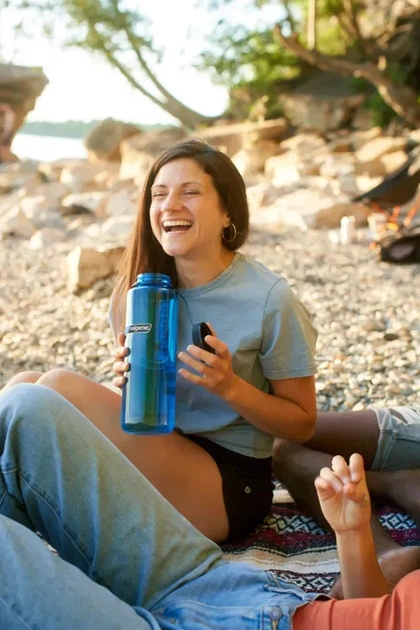 Бульба Nalgene 1,4 л Silo Blue Sustain w/Black Cap - синя - зображення 3