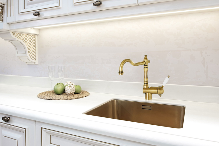 Mieszacz umywalkowy Labe Stara Mosaz DL508.5/8SM - obraz 3