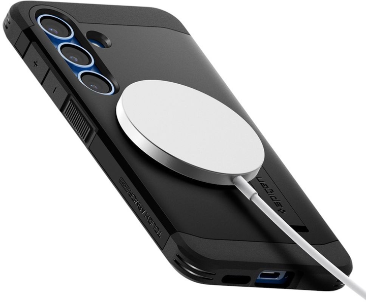 Etui Spigen Tough Armor MagSafe do Samsung Galaxy S25 Black (8809971238397) - obraz 7