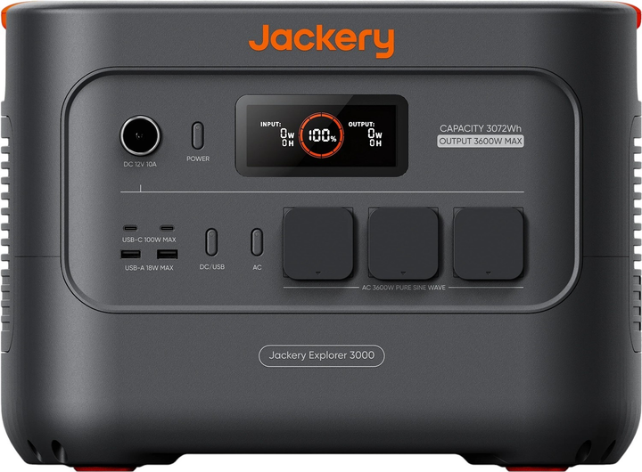 Зарядна станція Jackery Explorer 3000 v2 / 3600 Вт / 3072 Вт⋅год / LiFePO4 (21-0001-000312) - зображення 1