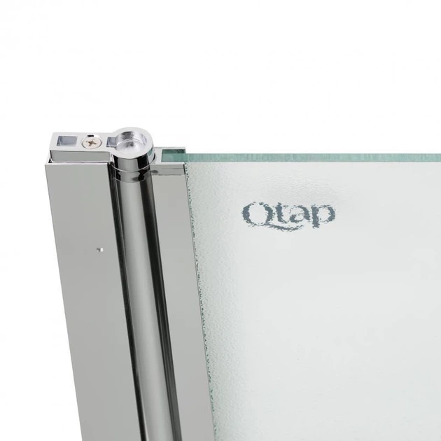 Штора на ванну Qtap Standard CRM407513APL Стекло Pear 75х140 см левая - изображение 4