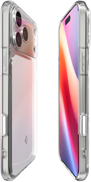 Etui Spigen Ultra Hybrid "T" Mag MagSafe do Apple iPhone 17 Pro Max Transparent/White (8800283314120) - obraz 6