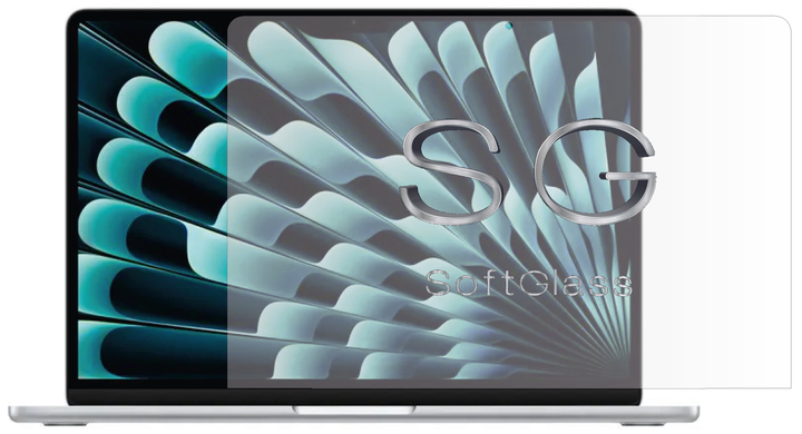 Бронепленка для Apple MacBook Air 13 M3 A3113 на экран износоустойчивая полиуретановая SoftGlass - Фото 1 Бронепленка для Apple MacBook Air 13 M3 A3113 на экран износоустойчивая полиуретановая SoftGlass - изображение 1