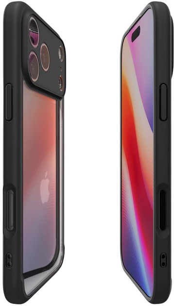 Etui Spigen Ultra Hybrid do Apple iPhone 17 Pro Max Black (8800283314113) - obraz 6