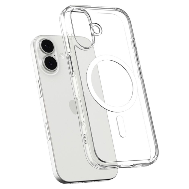 Etui plecki Spigen Ultra Hybrid MagSafe Case do Apple iPhone 17 Clear White (8800283315127) - obraz 5