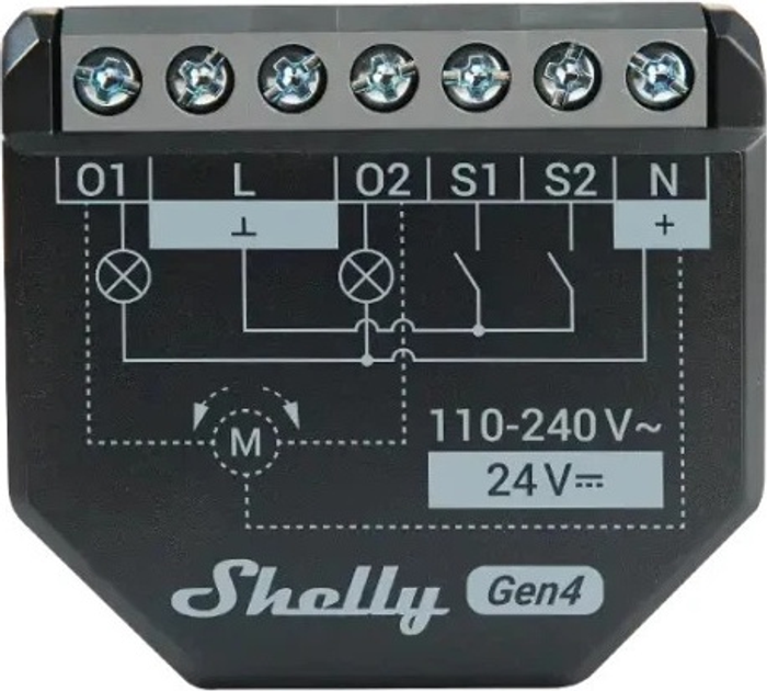 Inteligentny przekaźnik Shelly 2PM Gen4 (3800238070748) - obraz 1