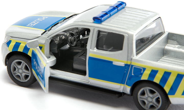 Автомобіль Siku Super Nissan Navara Німецька федеральна поліція (4006874023172) - зображення 5