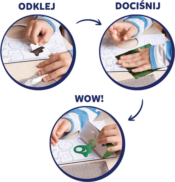 Zestaw kreatywny Skillmatics Zabawa folią Kosmos (5900511626032) - obraz 2