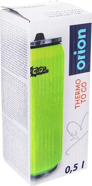 Kubek termiczny puszka Orion Zielony 500 ml (8592381172824) - obraz 6