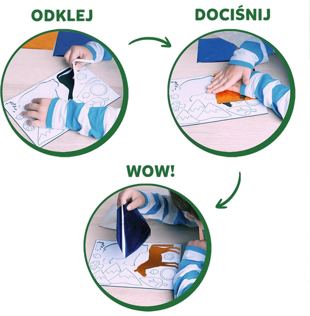 Zestaw kreatywny Skillmatics Zabawa folią Świat zwierząt (5900511626049) - obraz 3