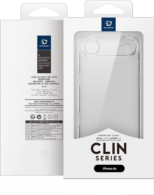 Панель Dux Ducis Clin для Apple iPhone 17 Air Transparent (6971824153392) - зображення 2