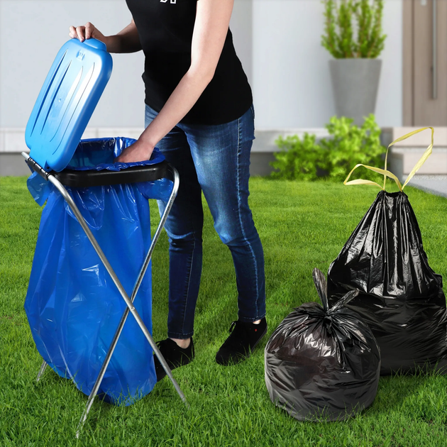 Stojak na worki do segregacji śmieci Kadax 120 l (5903699475874) - obraz 9