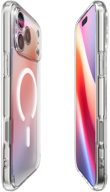 Etui plecki Spigen Ultra Hybrid MagSafe Case do Apple iPhone 17 Pro Max Frost White (8800283314182) - obraz 6