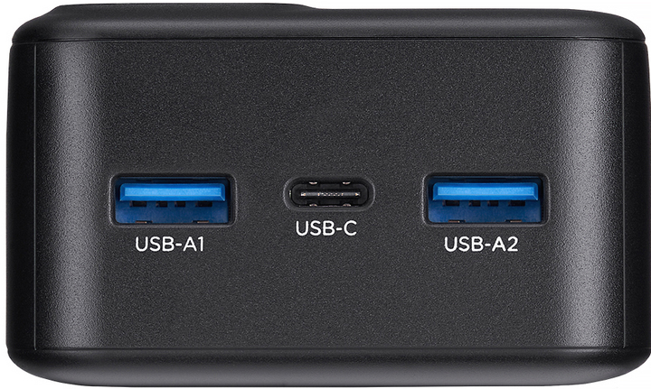 Powerbank Brevia 30000mAh 22.5W Black (45320PB) - obraz 3