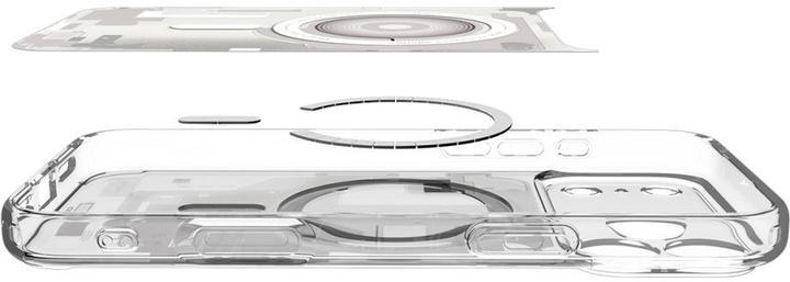 Etui plecki Spigen Ultra Hybrid MagSafe Case do Apple iPhone 17 Pro Max Zero One White (8800283314199) - obraz 7