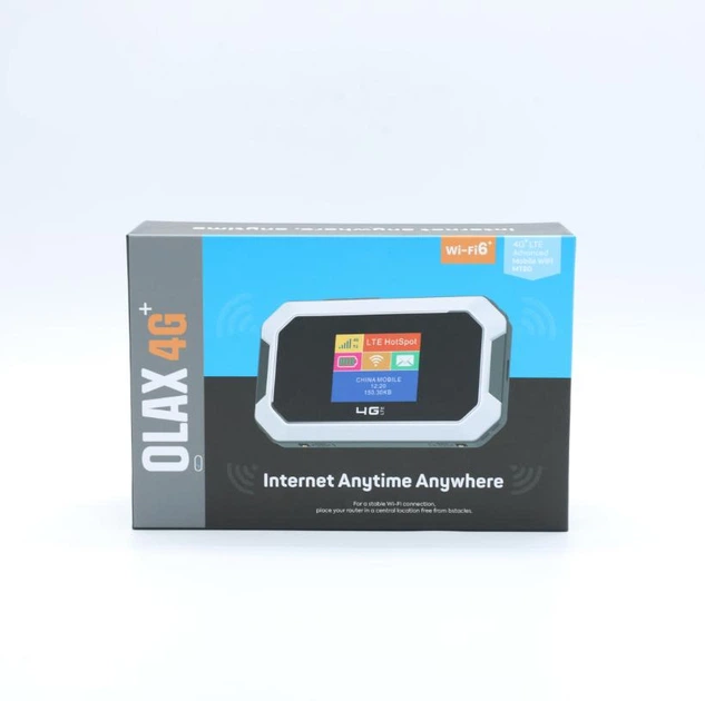4G WIFI роутер Olax MT80 з акб 3000 мАг + 2 термінальні антени по 3 дб - зображення 9