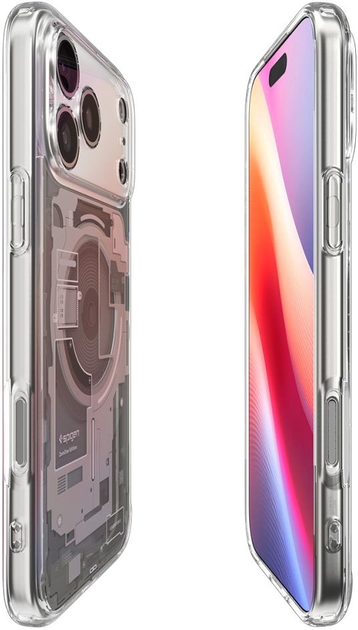 Etui plecki Spigen Ultra Hybrid MagSafe Case do Apple iPhone 17 Pro Zero One Titanium (8800283314847) - obraz 6