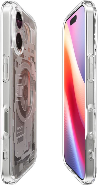 Etui plecki Spigen Ultra Hybrid MagSafe Case do Apple iPhone 17 Zero One Titanium (8800283315189) - obraz 6