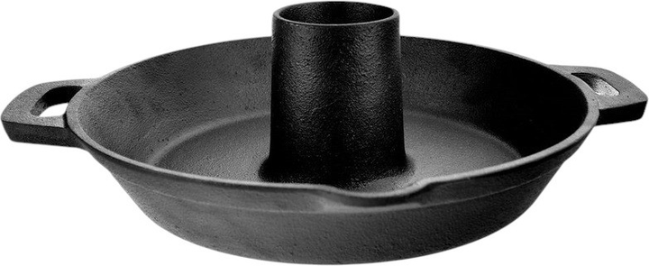 Patelnia Orion Litina ze stojakiem na kurczaka żeliwna 28 cm (8592381190057) - obraz 1