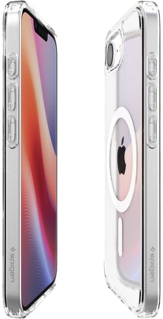 Etui plecki Spigen Ultra Hybrid MagSafe Case do Apple iPhone 16e Clear White (8809971239691) - obraz 7