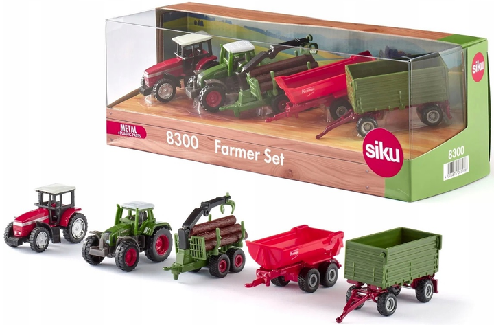 Zestaw zabawek Siku Farmer Technika rolnicza (seria limitowana) 5 szt. (4006874083008) - obraz 2