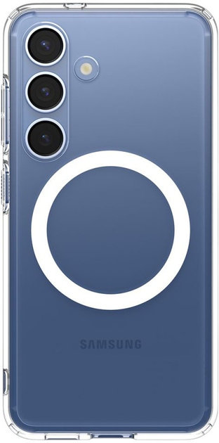 Etui plecki Spigen Ultra Hybrid MagSafe Case do Samsung Galaxy S25 Clear White (8809971238335) - obraz 2