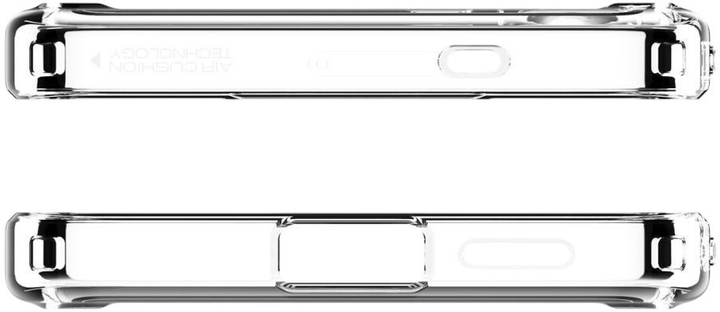 Etui plecki Spigen Ultra Hybrid MagSafe Case do Samsung Galaxy S25 Clear White (8809971238335) - obraz 4