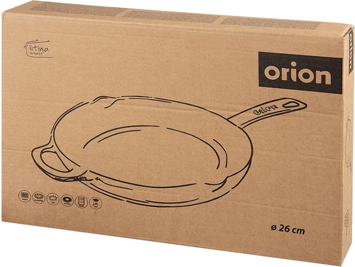 Patelnia Orion Litina żeliwna emaliowana 26 cm (8592381210106) - obraz 11