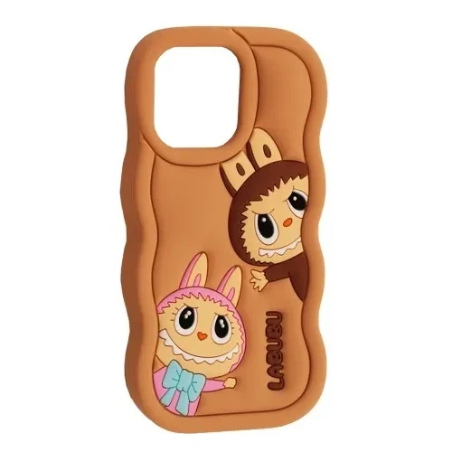 Чохол LABUBU Case for iPhone 14 Pro Max/ 15 Pro Max Brown - Фото 1 Чохол LABUBU Case for iPhone 14 Pro Max/ 15 Pro Max Brown - зображення 1