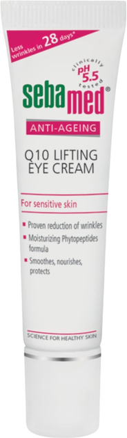 Крем для шкіри навколо очей Sebamed Anti-Ageing Q10 з ефектом ліфтингу 15 мл (4103040171290) - зображення 1