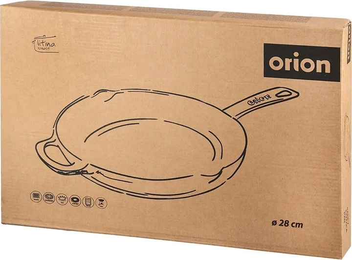 Patelnia Orion Litina żeliwna emaliowana 28 cm (8592381210113) - obraz 11
