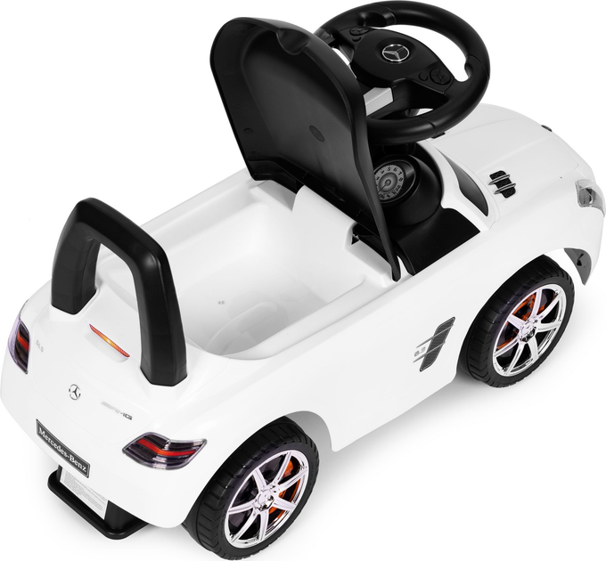 Jeździk autko Multistore Mercedes SLS AMG Biały (5903769978762) - obraz 3