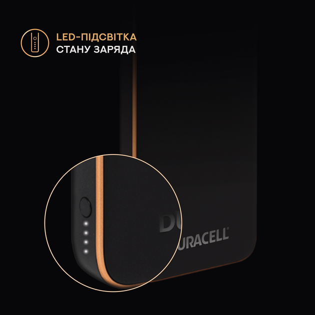 Powerbank Duracell Charge Plus 10000 mAh 15W Black (DRPB3009A) - obraz 8