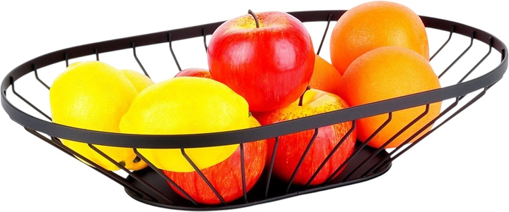 Kosz na owoce Nava Misty metalowy czarny 40.5x25.5 cm (5205746001310) - obraz 2