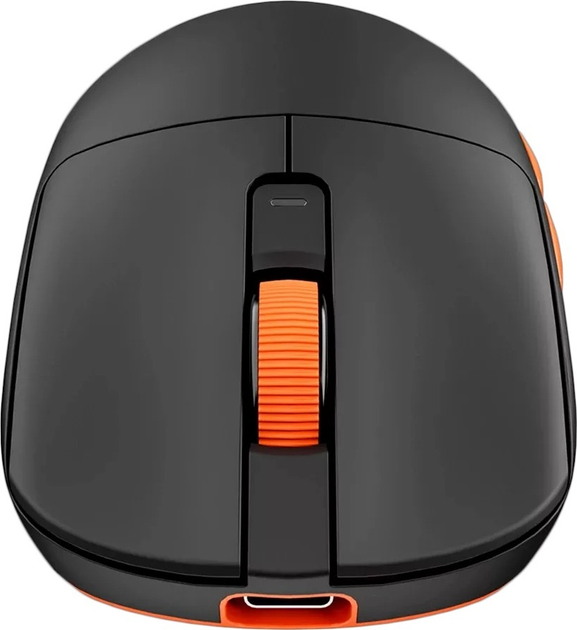 Миша RK ROYAL KLUDGE M30 Wireless/Bluetooth/USB Black/Orange (RK-M30-BLKOR) - зображення 3
