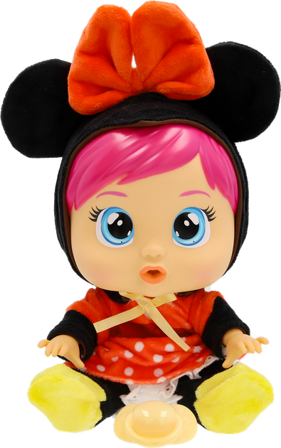 Пупс Cry Babies Disney Любовь и забота Плакса Минни с аксессуарами 26 см (8421134927384) - изображение 3
