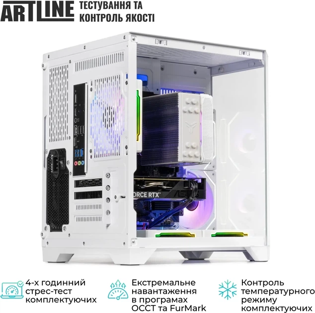 Компьютер ARTLINE Gaming X61WHITE Windows 11 Home (X61WHITEv21Win) - Фото 9 Компьютер ARTLINE Gaming X61WHITE Windows 11 Home (X61WHITEv21Win) - изображение 9