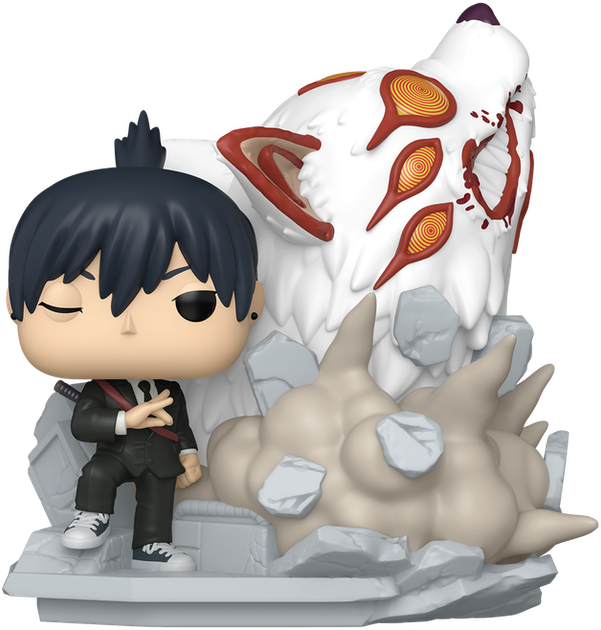 Figurka Funko Pop! Chainsaw Man Moment Aki Hayakawa z Lisim Diabłem 86485 (889698864855) - obraz 2