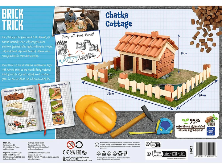 Klocki ceramiczne Trefl Brick Trick Chatka (62022) (5900511620221) - obraz 4