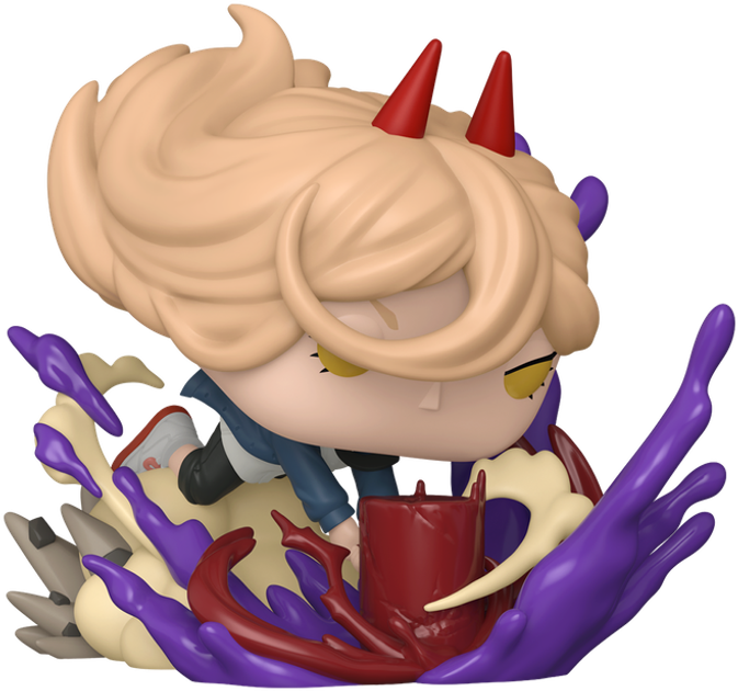 Figurka Funko Pop! Chainsaw Man Deluxe Power z Krwawym młotem 86487 (889698864879) - obraz 2