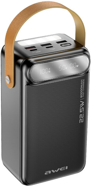 УМБ Awei P101K 60000 mAh 22.5W Black (6954284019040) - зображення 2